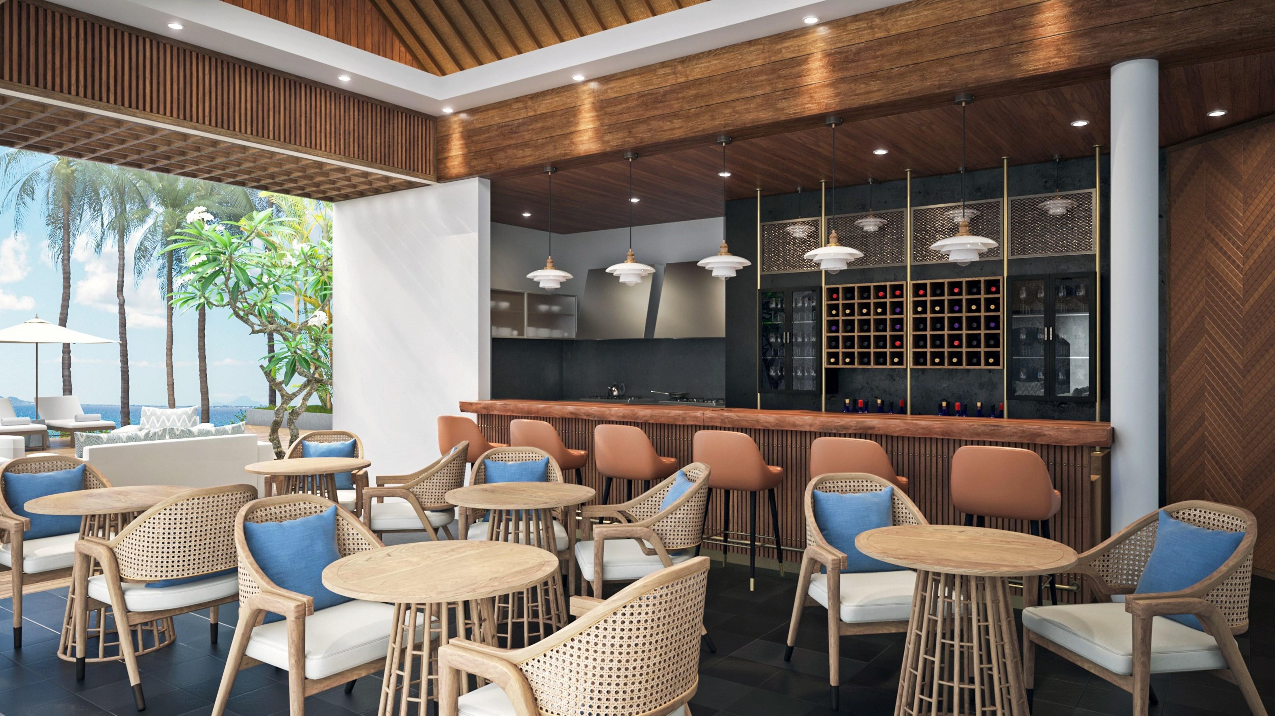 Seasense Boutique Hotel & Spa (Adults Only) Belle Mare Esterno foto The bar at the lounge